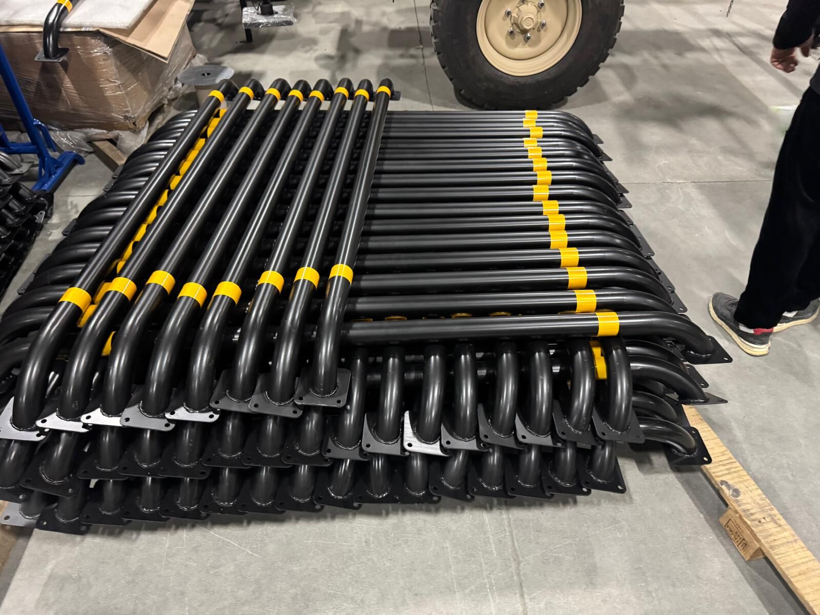 Araç Stoperi Otopark Stoperi Sonlandırma Bariyeri 180 cm Ø76mm