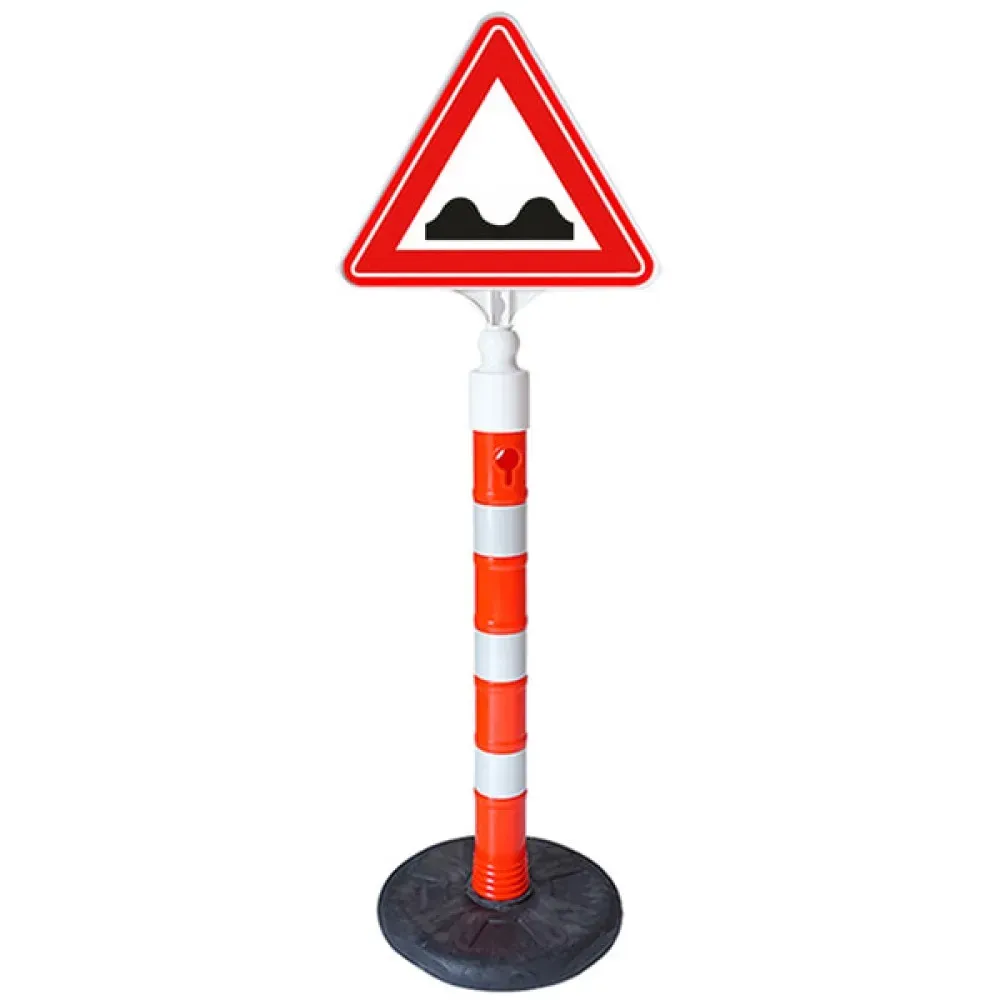 Kasisli Yol Trafik Levhası İşareti Üçgen Kasisli Yol Plastik Trafik Tabelası(Tek Taraflı)