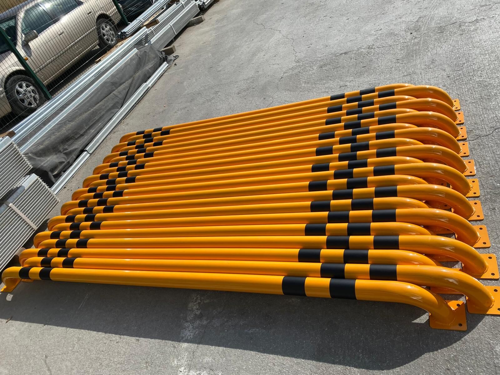 Araç Sonlandırma Bariyeri Otopark Stoperi Araç Stoperi Demiri Fiyatı 200 cm Ø60mm Ø76mm
