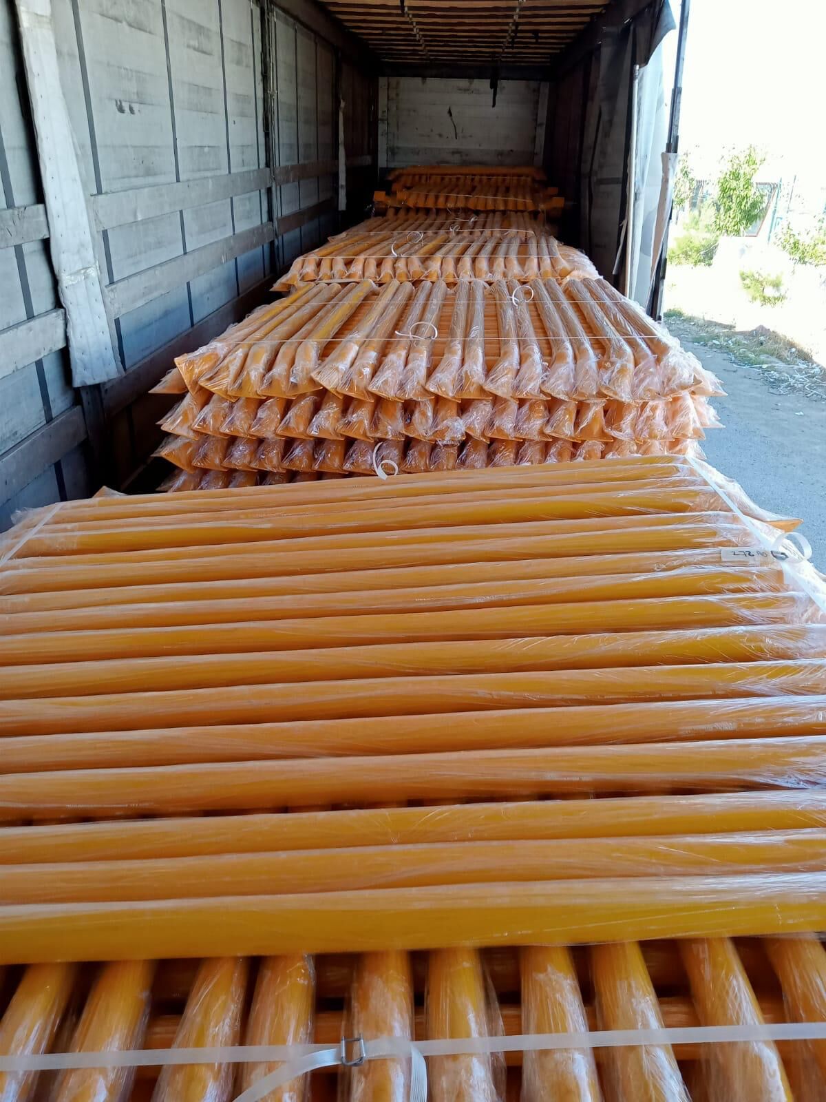 Araba Park Yeri Demiri Araç Stoperi Otopark Stoperi Sonlandırma Bariyeri 200 cm Ø60mm Ø76mm