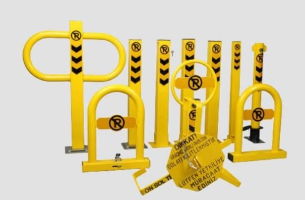 Kişisel Park Bariyeri Kilitli Otopark Direği Çıkan Tip Otopark Bariyeri Fiyatı 85 cm