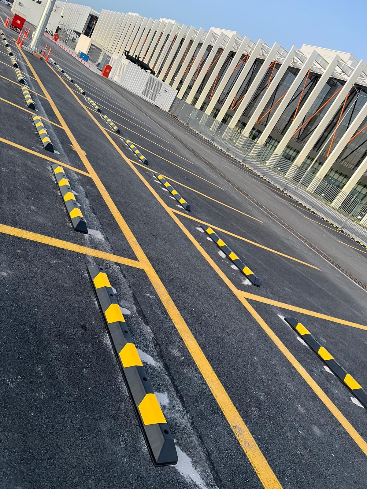 Kauçuk Stoper  Kauçuk Araç Durdurucu Kauçuk Otopark Stoperi 100 cm